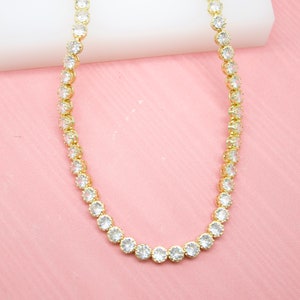 Gold choker necklace 18k clearance