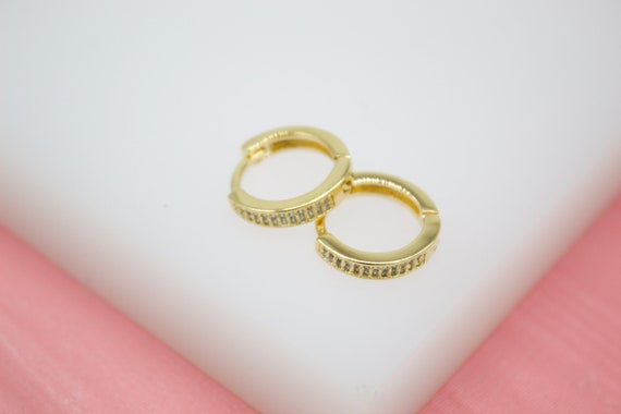 Gold filled 2024 huggie earrings wholesale