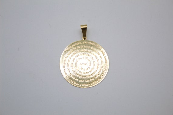 Buy 18K Gold Filled Prayer Pendant Religious Jewelry Catholic