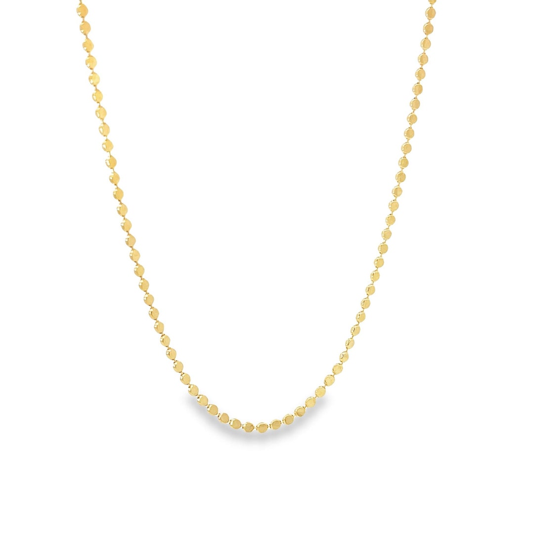 2mm Flat Round Disc Chain for 18K Gold Filled Wholesale Layering ...