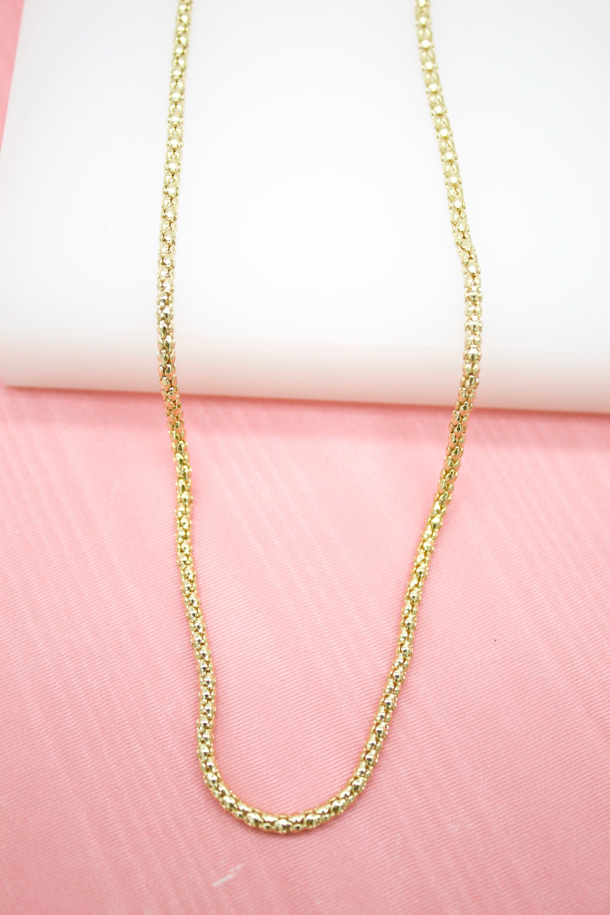 Gold Popcorn Chain - Etsy