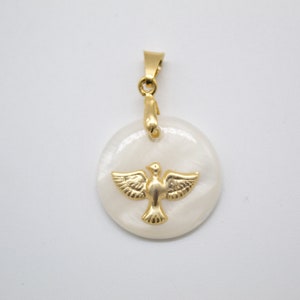 18K Gold Filled Dove Wholesale Diy Jewelry Pendant Craft Supplies, Jewelry Making (A269)