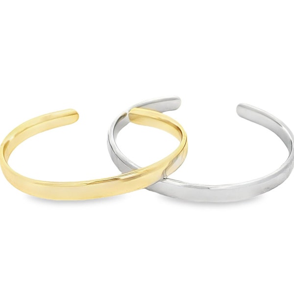 18K Gold Filled Wrist Cuff Bangle Bracelet For Wholesale Bangles & Jewelry (B10)