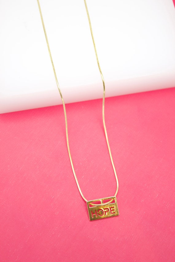 Collar de cadena de cola de lleno oro de 18K - Etsy México