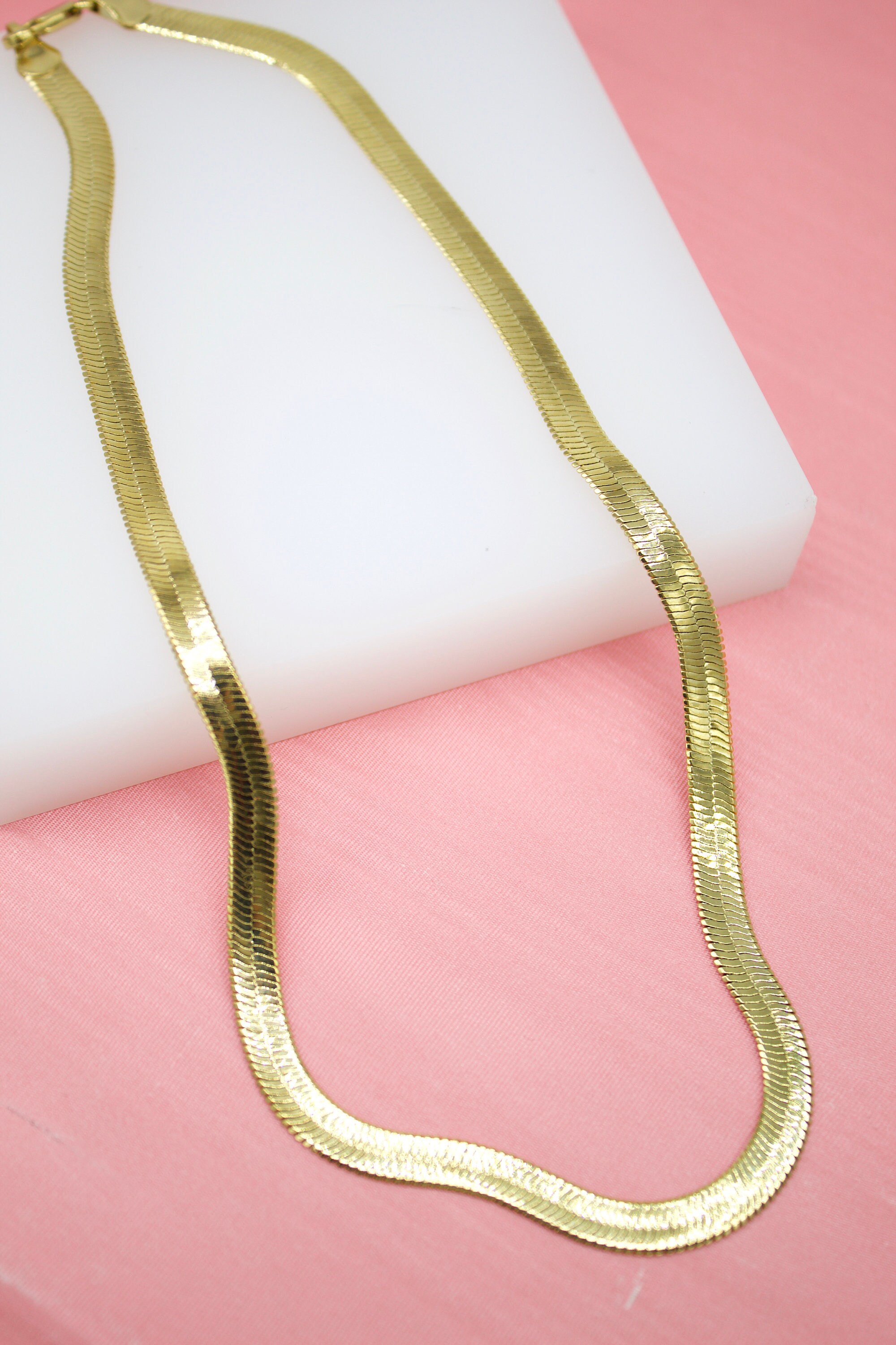 Gold filled on sale herringbone chain wholesale