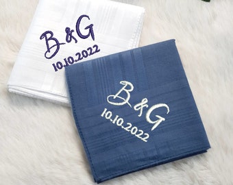 gepersonaliseerde bruiloftszakdoek, huwelijksbedankje, huwelijksbedankje zakdoek, aangepaste huwelijksbedankje, gepersonaliseerd huwelijkscadeau, aangepast cadeau