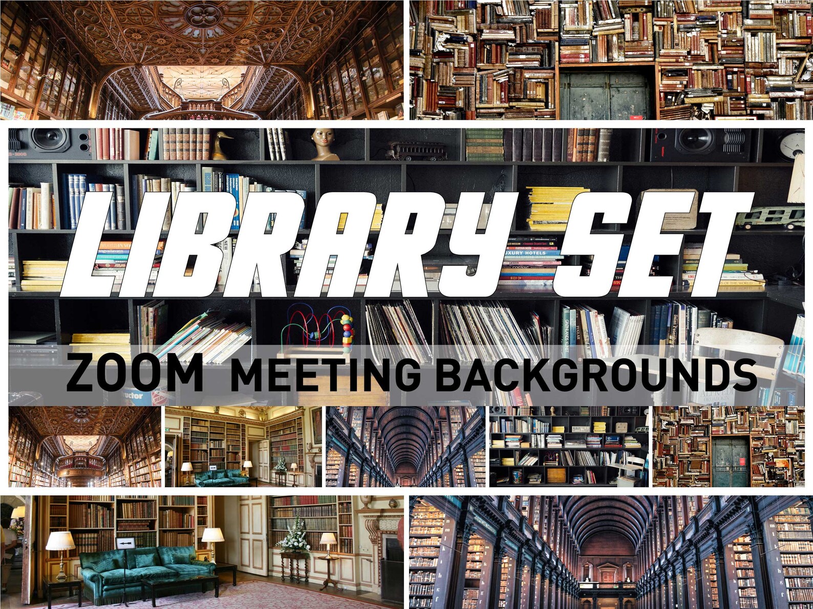 library virtual backgrounds for zoom