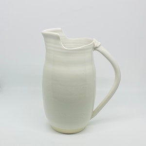 Pottery Water Pitcher/ Handmade Ice Tea Pitcher/Ceramic Lemon Aid Pitcher
