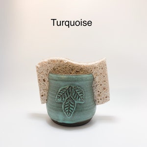 Sponge Holder / Ceramic Sponge Holder / Sponge Rest / Pottery Sponge Holder / Great Housewarming Gift/ With Or Without Leaves