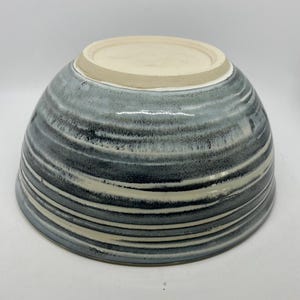 Pottery Serving Bowl/ Ceramic Bowl / Handmade Serving Bowl/ Hand Throw Fern Salad Bowl