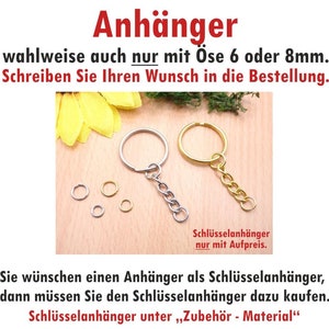 Buchstaben Anhänger, silbern, Anhänger mit Karabiner, Buchstaben A-Z, Buchstaben, Anhänger, alle Buchstaben, Alphabet, Bild 8