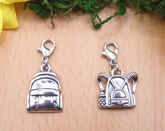 Rucksack, Anhänger mit Karabiner, Tasche, Rückentasche, Freizeit, Schule, Business, Reise, Urlaub, wandern,