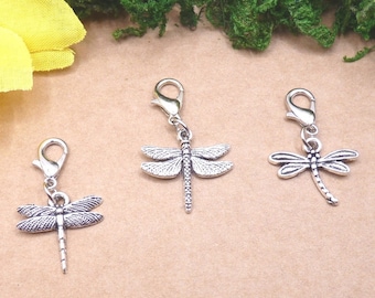 Libelle, Anhänger Karabiner, Weisheit, Transformation, Anpassungsfähigkeit, Leichtigkeit im Leben, Krafttier, Verbindung zu Naturgeistern