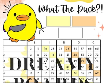 What The Duck?! - Double Action Bingo Board