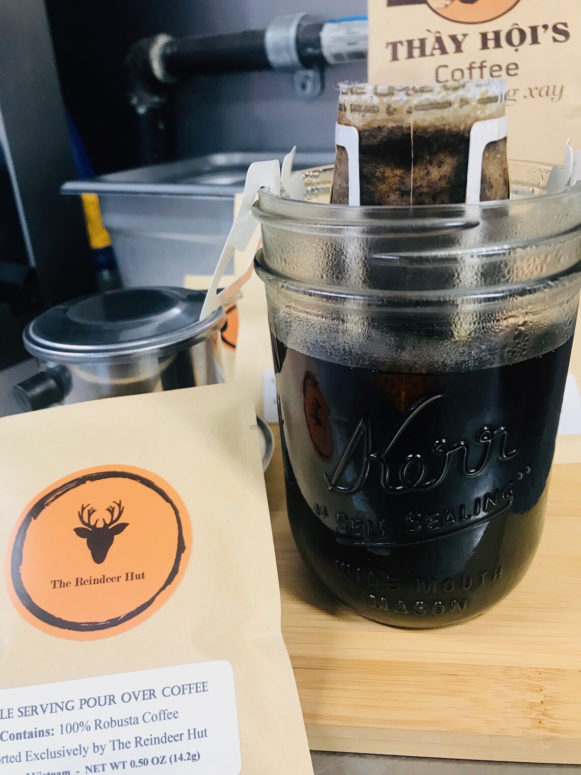 Single Serving Pour Over Coffee Packet Direct trade Etsy