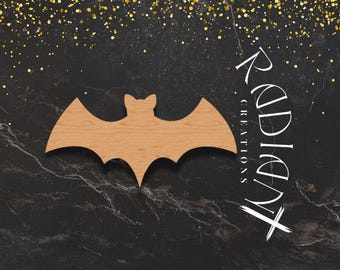 Houten vleermuisuitsparing – Halloween-knutselvorm