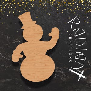 Wooden Gingerbread Man Cutout for DIY Door Hanger - Paintable Christmas Decor, Blank Craft Shape for Holiday Decoration, Seasonal Art