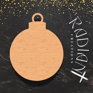 Paintable Wood Christmas Ornament Cutout: DIY Holiday Decor