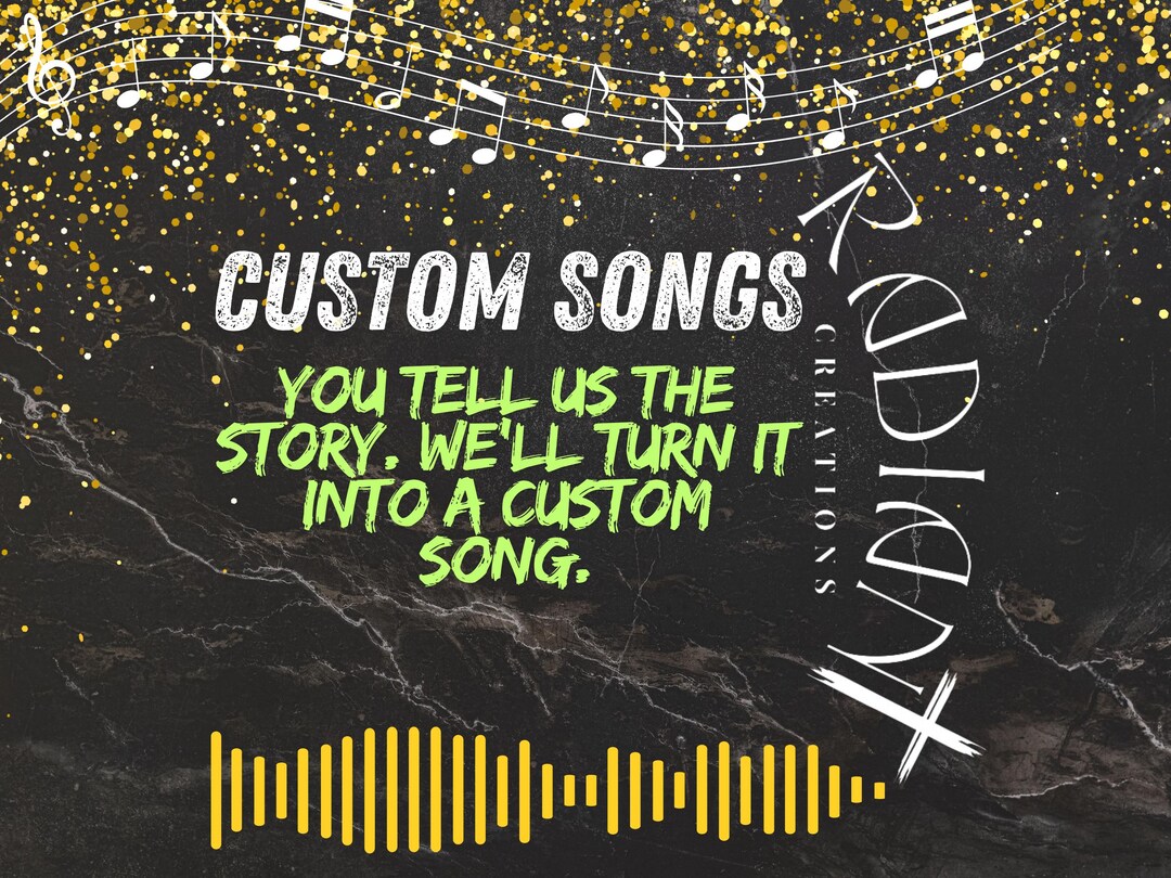 Personalized Custom Song: Unique Audio Keepsake (commercial Use MP3 ...