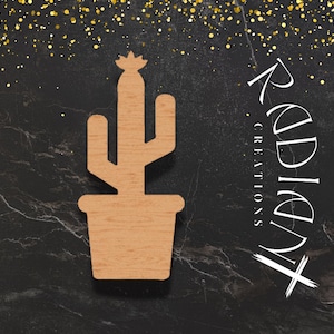 Cactus Cutout for DIY Door Hanger, Paintable Cactus Shape, Southwestern Cactus Decor, Boho Door Craft, Custom Cactus Decor, DIY Signs