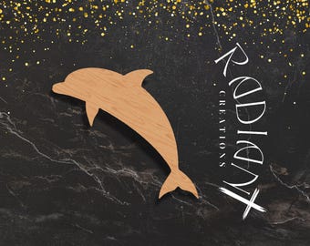 Wooden Dolphin Cutout – Coastal Craft, DIY Door Hanger
