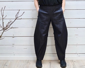 Jeans, carrot shape, avant-garde trousers, casual trousers, S-XL