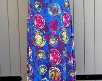Airy, colorful summer skirt made of cotton jersey