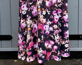 floral summer skirt made of cotton jersey