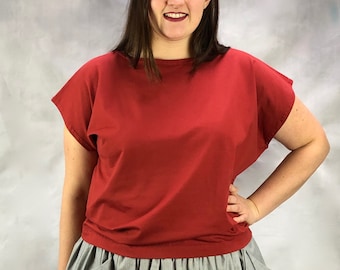 wide shirt, batwing, plain - in many colours