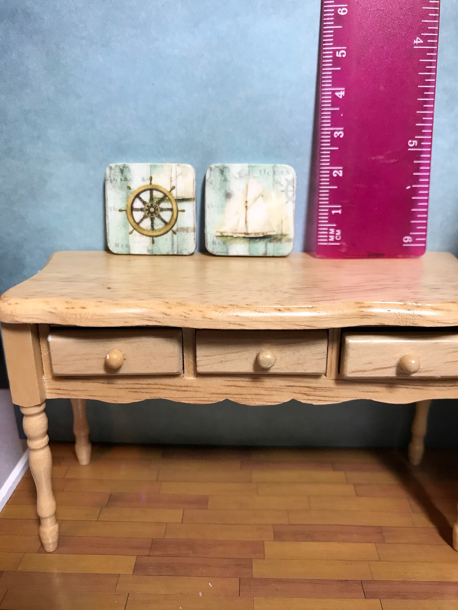 Playa Náutica Temática Pared Colgantes 1:12 Colgantes de Pared | Etsy