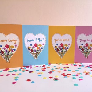 Paquete de tarjetas florales Happy Post / Para cualquier ocasión / Mejor amiga / Eres muy especial / Mamá número 1 /