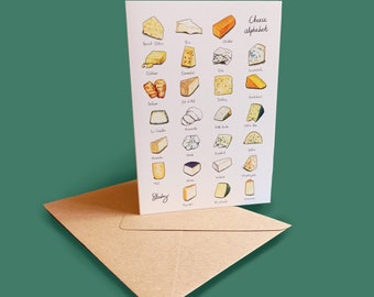 A-Z Cheese card
