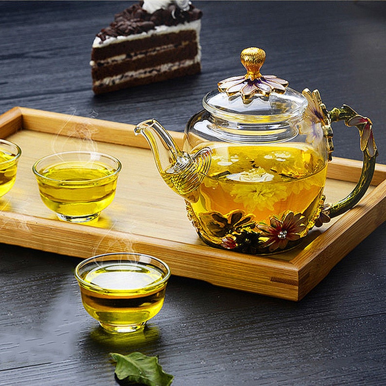 Glass Tea Pot/tea Pot/teapot/pot of Tea/teapots/tea Pots/water Etsy