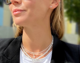 Rainbow Moonstone Choker: Delicate Tanzanite Pendant Necklace