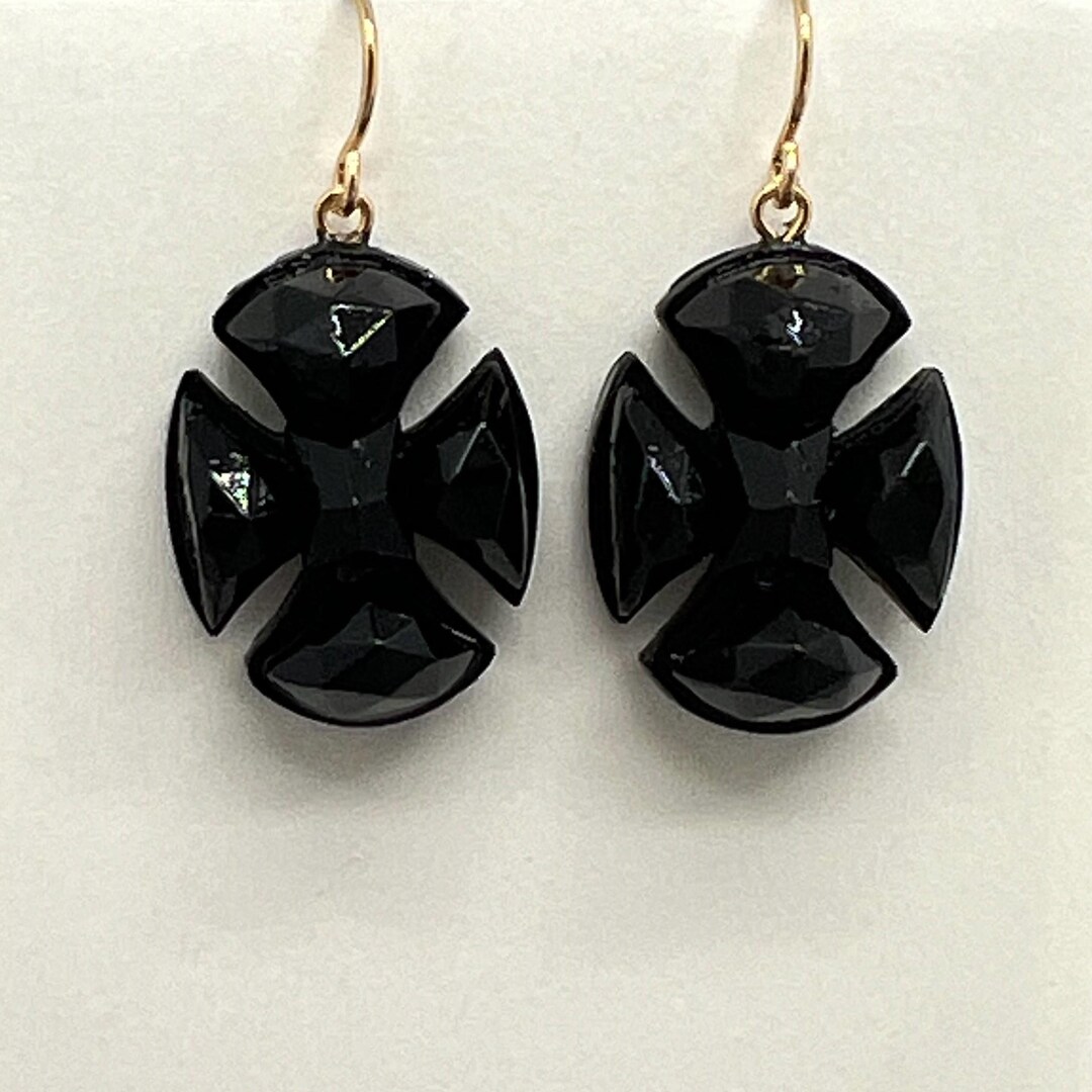 Cross Pattée Alisee Earrings - Etsy