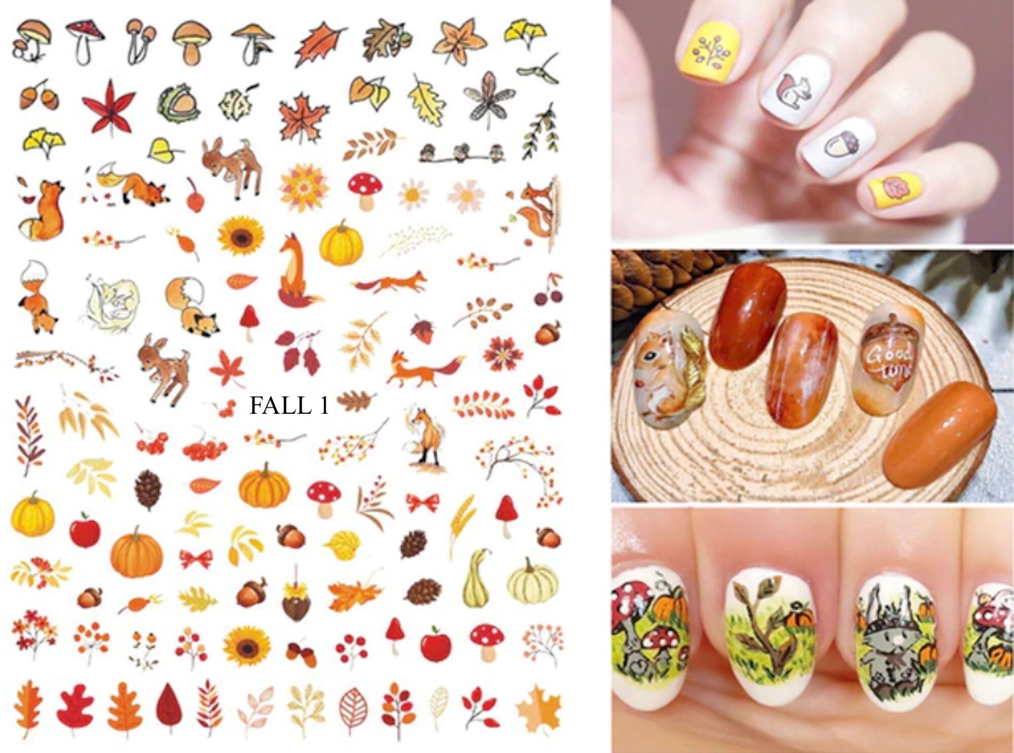 Water Nail Decals - Etsy