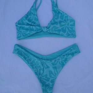 Handmade Reversible 4 in 1 Women's Bikini Swimsuit - SIZE MEDIUM CHEEKY