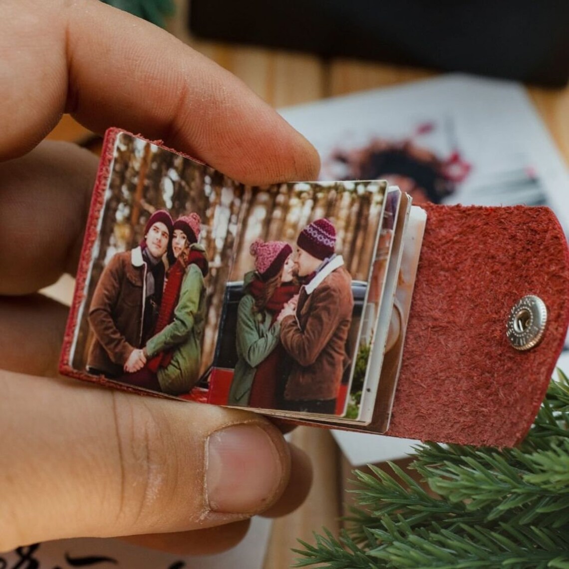 Сustom Photo Keychain Personalised Photo Album Photo Book Etsy
