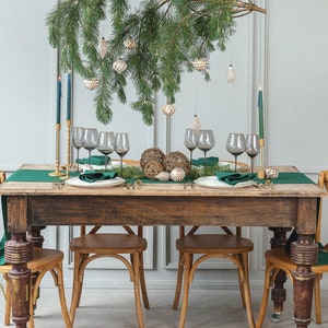 EMERALD TABLE SET - Tovaglioli Verdi - Decorazioni Fatte a Mano