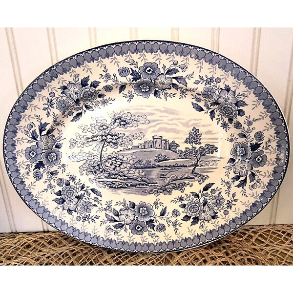 Blue Transferware - Etsy