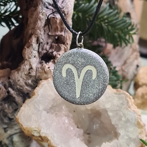 necklace for men Aries horoscope zodiac sign necklace,Unique handmade necklace for him or her