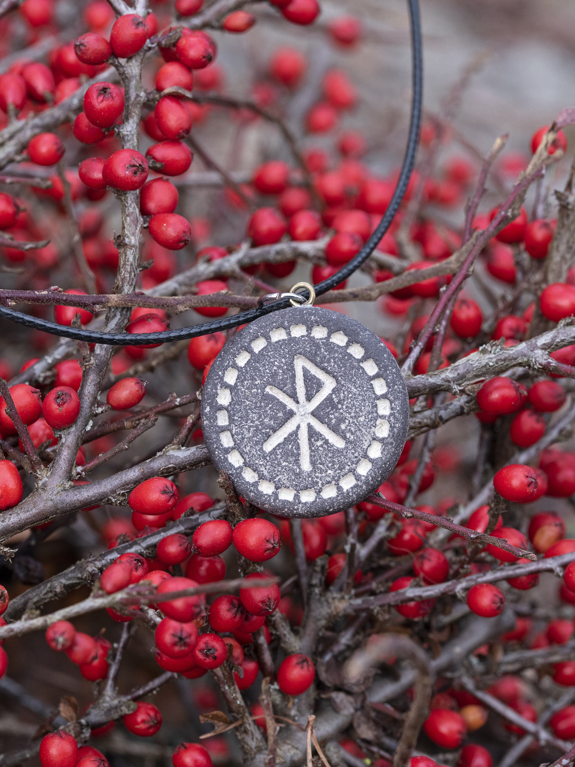 Toppa Ricamata Brilla Nel Buio - Visione Del Vichingo Con Rune - Chiusura A Uncino - Per Giacche E Zaini - Foto 5