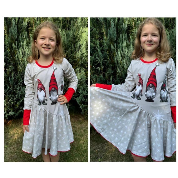 white christmas dresses Tomte Gnome