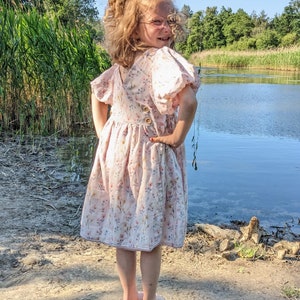 Dress summer dress cotton dress swivel dress school enrollment dress muslin flower meadow image 10