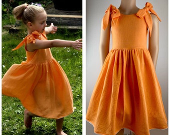 Kleid Musselin Sommerkleid Trägerkleid Trägerrock Farbwahl viele schöne Farben!
