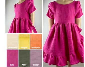 Dress Muslin Color Choice Summer Dress