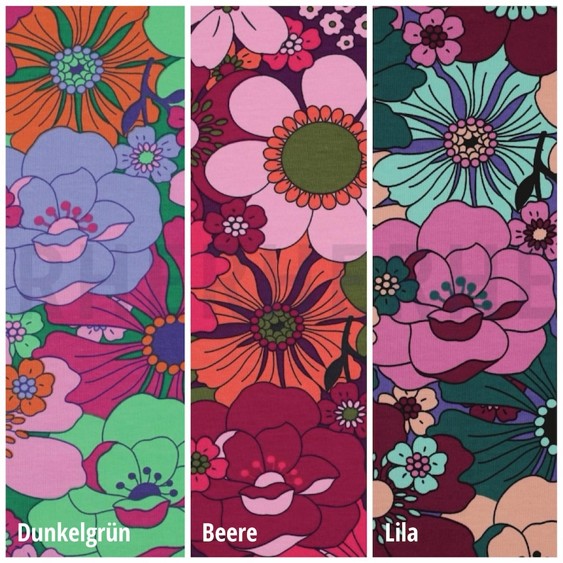 Cozy Sweater Sweat Flowers Many Colors Etsy