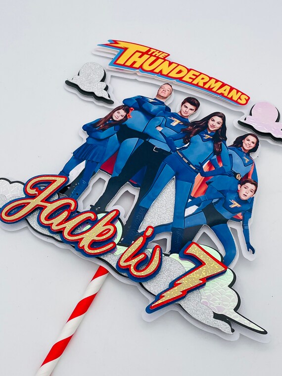 Thundermans Cake Topper Kids TV Cake Custom Cake Topper Etsy Ireland
