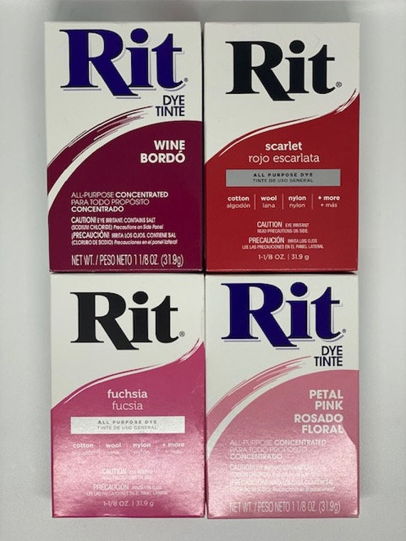 Rit Powder Dye - All Purpose Fabric Dye , Suitable for Fabrics, Plastics,  Nylon - All Colours , 1 pack