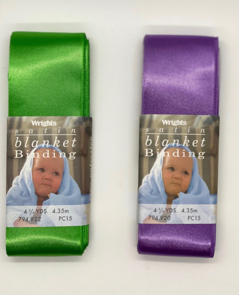 2 Satin Blanket Binding 4.75 Yards Single Fold Etsy